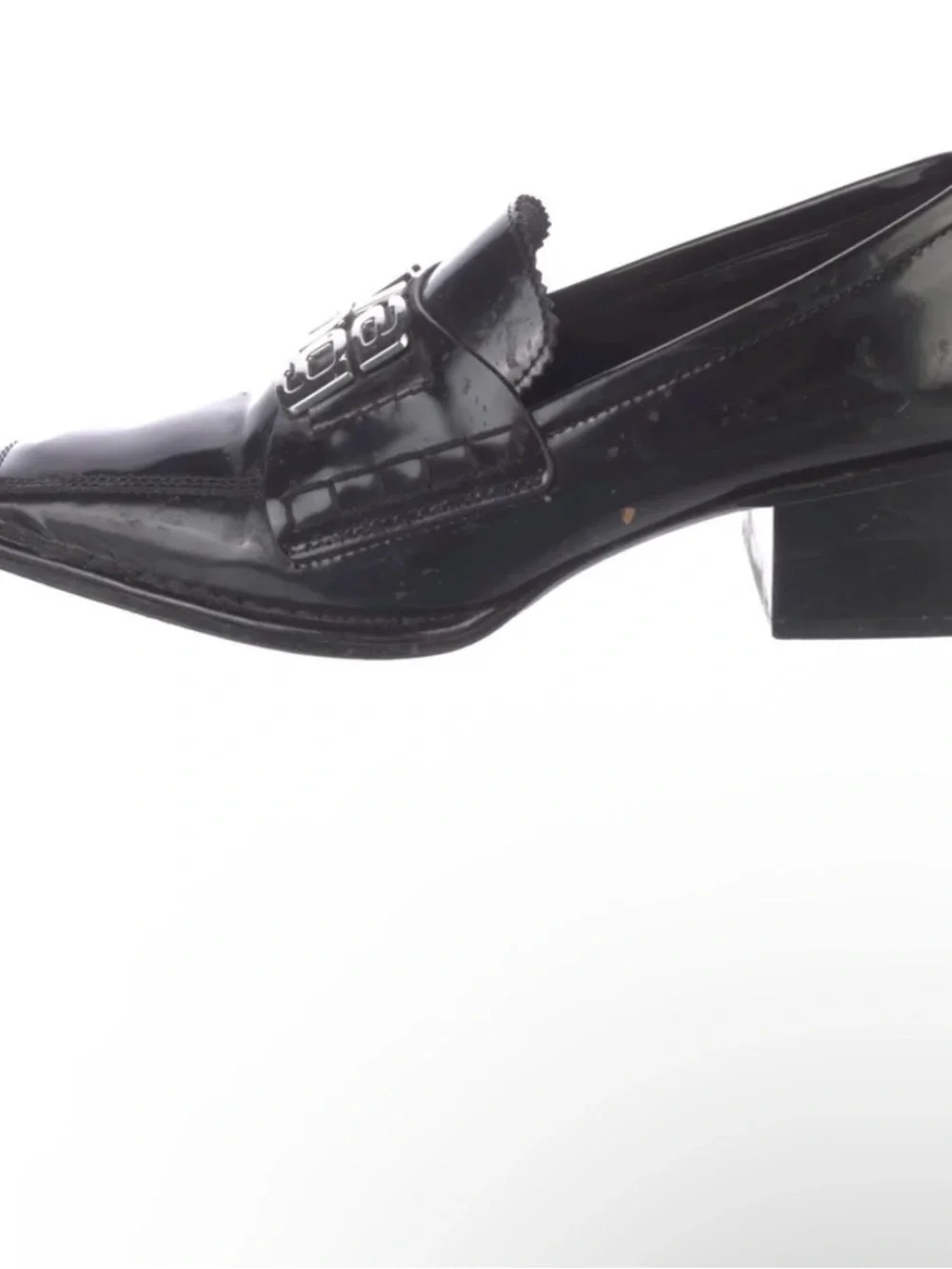 Alexander Wang Black Leather Dress Loafers Sz 38